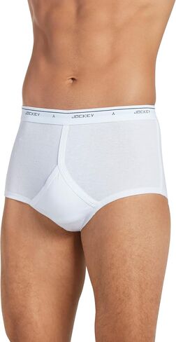 Jockey Men's Underwear Classic Full Rise Brief - 12 Pack in Kuwait