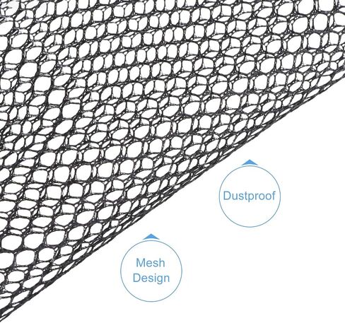 MECCANIXITY Fan Dust Cover, 350mm 14 Inch Washable Reusable Dustproof Mesh Protection Guard Net, White in Kuwait