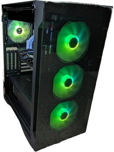 Centaurus Andromeda A4.1 Gaming Computer - AMD Ryzen 9 5900X 12-Core 4.2GHz, 32GB RAM, Radeon RX 6800 XT 16GB, 1TB SSD, Windows 11 Pro, Liquid Cooler, WiFi. Custom PC VR 4K Ready in Kuwait