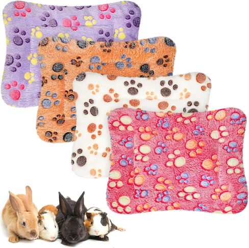 Haull 4 Pcs Waterproof Guinea Pig Bedding Mat, Tie Dyed, 13 x 10 in Kuwait