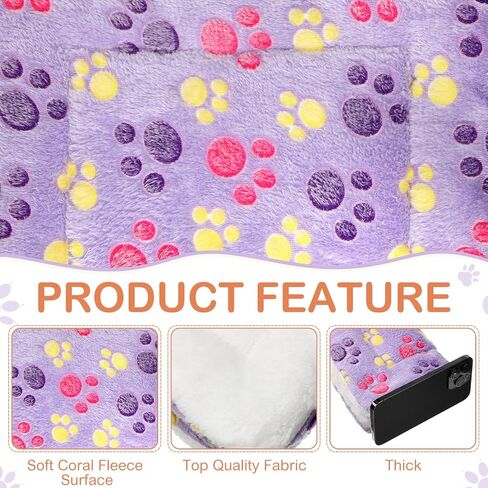 Haull 4 Pcs Waterproof Guinea Pig Bedding Mat, Tie Dyed, 13 x 10 in Kuwait