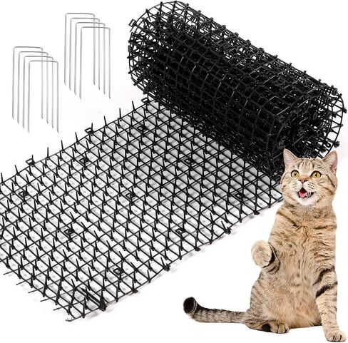 Zopeal 13ft Cat Deterrent Mat, Soft Spikes, Indoor Outdoor Pet Repellent in Kuwait