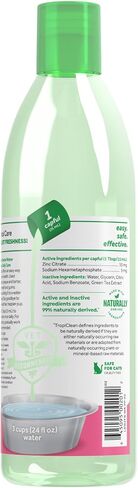TropiClean Fresh Breath Advanced Whitening | Dog Oral Care Water Additive | Dog Breath Freshener Additive for Dental Health | VOHC Certified | Made in the USA | 16 oz. in Saudi Arabia