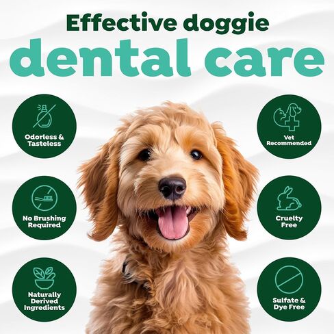 TropiClean Fresh Breath Advanced Whitening | Dog Oral Care Water Additive | Dog Breath Freshener Additive for Dental Health | VOHC Certified | Made in the USA | 16 oz. in Saudi Arabia