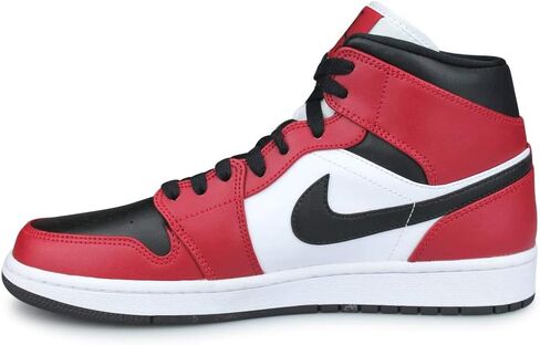 Jordan Mens Air Jordan 1 Mid 554724 069 Chicago Black Toe - Size 11 in Saudi Arabia