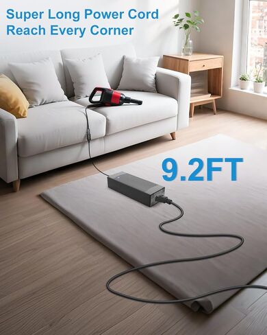 ALITOVE محول تيار متردد إلى تيار مستمر 12 فولت 8 أمبير 96 وات، 100 فولت-240 فولت إلى 12 فولت محول إمداد الطاقة مقبس ولاعة سجائر السيارة، محول تيار متردد/تيار مستمر لمدفأة التبريد المحمولة، ضاغط الهواء، أجهزة السيارة الأخرى أقل من 96 وات in Kuwait