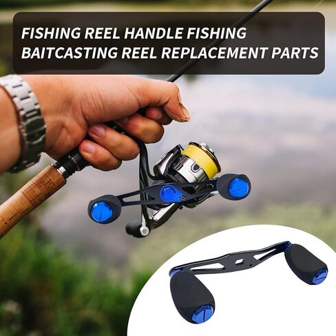 Fishing Baitcasting Reel Handle Replacement Parts | with EVA Knob and Nut in Kuwait