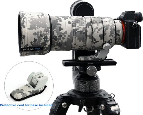 ROLANPRO Camouflage Lens Cover for Sony FE 70-200mm F/2.8 GM OSS II CoverLens Protective Sleeve Case-#2 Dark Camo Waterproof in Saudi Arabia