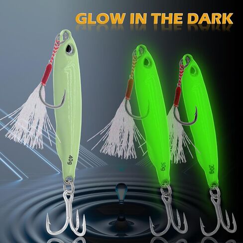 Fishing Jigs Metal Fishing Spoons Lures, Blade Bait Spinner Long Casting Jigging Spoon Lure Vertical Hard VIB Swimbait for Walleye Bass Trout Freshwater & Saltwater in Saudi Arabia