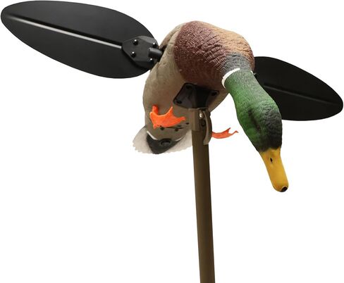 MOJO Outdoors Elite Series Spinning Wing Duck Decoy, Duck Hunting Gear and Accessories, Woody Wood Duck in Saudi Arabia