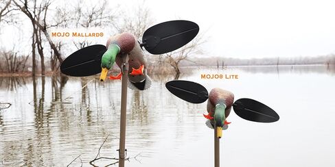 MOJO Outdoors Elite Series Spinning Wing Duck Decoy, Duck Hunting Gear and Accessories, Woody Wood Duck in Saudi Arabia