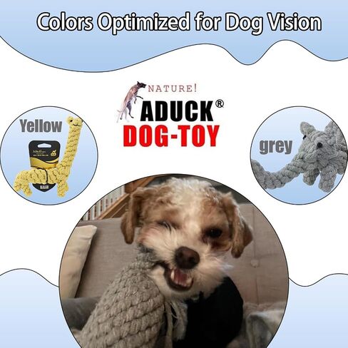 Dog Rope Toys, Puppy Teething Chew Toys for Small and Medium Dogs, 2 Pack in Kuwait