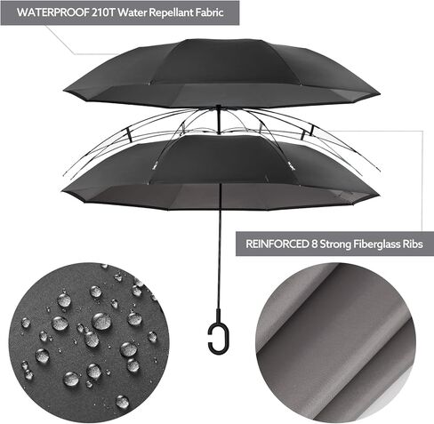 G4Free مظلة سفر مدمجة خفيفة UPF 50+ مظلة حماية من الأشعة فوق البنفسجية ألياف الكربون سوبر سليم صغيرة مظلات شمسية صغيرة in Kuwait