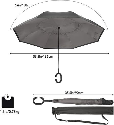 G4Free مظلة سفر مدمجة خفيفة UPF 50+ مظلة حماية من الأشعة فوق البنفسجية ألياف الكربون سوبر سليم صغيرة مظلات شمسية صغيرة in Kuwait