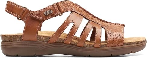 Clarks Women's April Belle Flat Sandal in Saudi Arabia