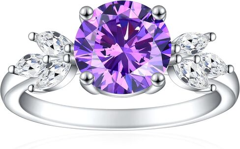 3.5CT Cushion Birthstone Ring for Women 925 Sterling Silver Simulated Ruby Ring Women's Engagement Rings Red Cubic Zirconia Ring Valentines Thanksgiving Day Size 5 in Saudi Arabia