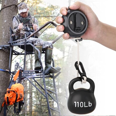 حزام تسلق TOBWOLF عالي التحمل، حزام تسلق شجرة آمن قابل للتعديل، أشرطة شجرة للصيد مع مشبك فولاذي، معدات معدات حزام تسلق الأشجار سريعة التوصيل لصيد الأشجار in Kuwait