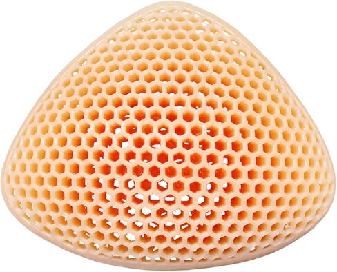 Lightweight Triangle Hollow Breast Form honeycomb core Silicone Breast Form Mastectomy Prosthesis Bra Swim Enhancer Insert in Saudi Arabia