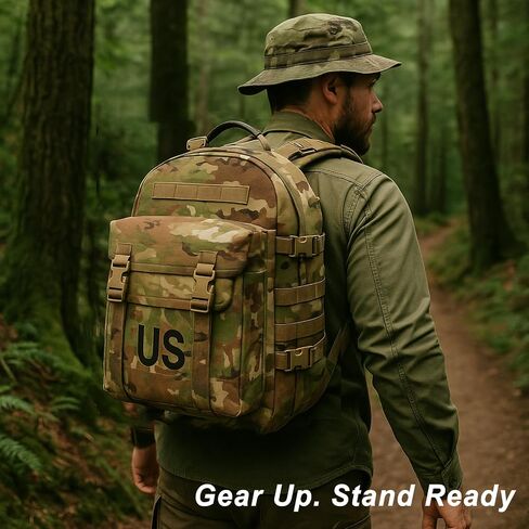 MT Military MOLLE 2 Rifleman 3Day Pack Army Medium Assault Backpack | Tactical Army Medium Rucksack with MOLLE Webbing and Assault Pack Design for Hiking, Outdoor Carry and Modular Gear Storage in Kuwait