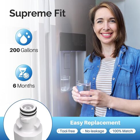 ICEPURE PLUS ADQ747935 NSF53 بديل معتمد لـ LG LT1000P، Kenmore Elite 9980 LT1000PC ADQ74793501 LT1000 MDJ64844601 RWF4700A LFXS26973S فلتر مياه الثلاجة، 3 عبوات in Saudi Arabia