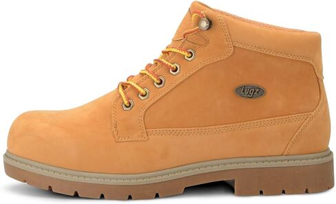 Lugz Men's Mantle Mid Classic Memory Foam Chukka Fashion Boot, Golden Wheat/Tan-Khaki/Gum, 12 in Saudi Arabia