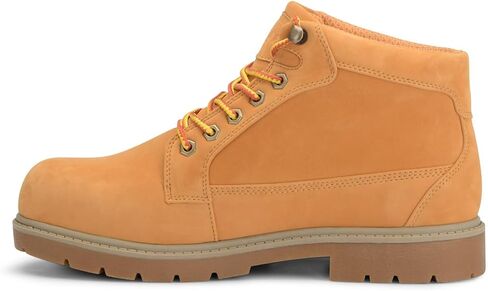 Lugz Men's Mantle Mid Classic Memory Foam Chukka Fashion Boot, Golden Wheat/Tan-Khaki/Gum, 12 in Saudi Arabia