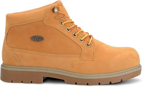 Lugz Men's Mantle Mid Classic Memory Foam Chukka Fashion Boot, Golden Wheat/Tan-Khaki/Gum, 12 in Saudi Arabia