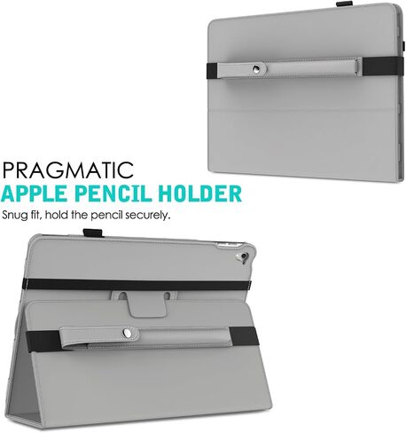MoKo Leather Pencil Case Holder for Apple Pencil, Rose Gold | Fit Apple Pencil Pro, 1st/2nd Generation, USB-C and Similarly Stylus Pens, Elastic Band, Attach to iPad Case 9.7"-13" in Kuwait