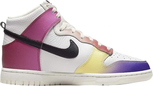 Nike Dunk HIGH White/Black/Pink/Yellow FD0802 100 Women's Size 5.5 in Saudi Arabia