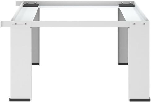vidaXL Double Washing and Drying Machine Pedestal with Drawers White in Kuwait