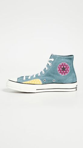 Converse Men's Chuck Taylor All Star ‘70s High Top Sneakers, White/Garnet/Egret, Size 3 in Saudi Arabia