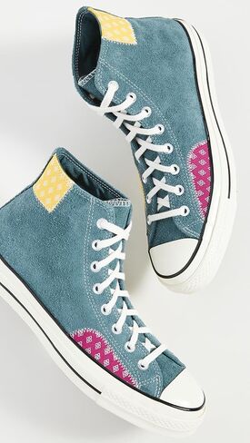 Converse Men's Chuck Taylor All Star ‘70s High Top Sneakers, White/Garnet/Egret, Size 3 in Saudi Arabia