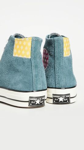 Converse Men's Chuck Taylor All Star ‘70s High Top Sneakers, White/Garnet/Egret, Size 3 in Saudi Arabia