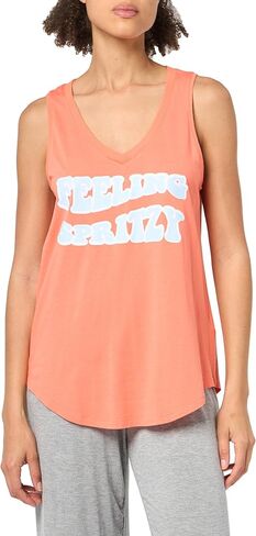 PJ Salvage womens Loungewear Playful Prints Tank Pajama Top in Saudi Arabia