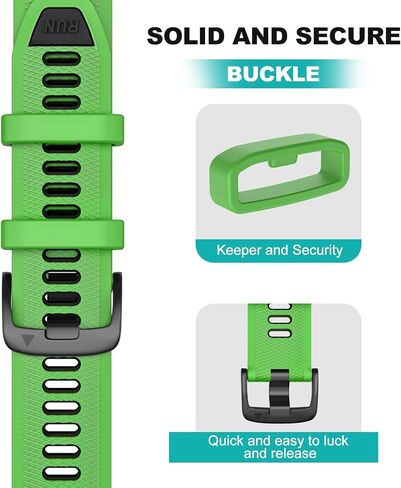 OVERSTEP Compatible with Garmin Forerunner 265 Replacement Band, Quick Release 22mm Watch Band for Forerunner 255, Vivoactive 4, Venu 2 Smart Watch in Kuwait