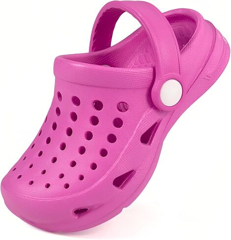 صندل كلوج للحديقة للاولاد والبنات من كيوبوفلاي، صندل مائي سهل الارتداء للاستخدام في الاماكن المغلقة والمفتوحة (للاطفال الصغار/الاطفال الكبار) in Kuwait