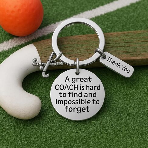 سبورتي بيلا سلسلة مفاتيح مدرب الهوكي الميداني، هدايا لمدرب الهوكي الميداني، سلسلة مفاتيح للرجال والنساء من جريت كوتش is Hard to Find But Impossible to Forget in Kuwait