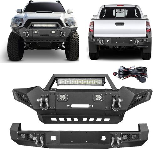 المصد الخلفي الصلب يناسب 2005 2006 2007 2008 2009 2010 2011 2012 2014 2014 2015 Tacoma مع LED LIDE D-RING TELLE in Saudi Arabia