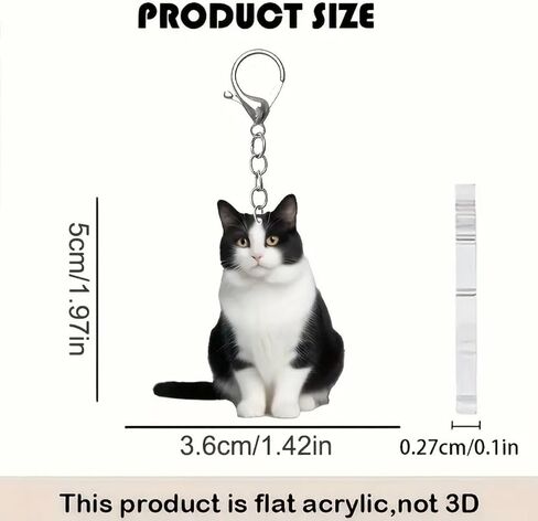 Cute and Creative Lazy Cat Cartoon Animal Keychain Backpack Keychain Gift for Cat Lovers in Saudi Arabia