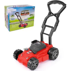 ArtCreativity Kids’ Lawn Mower Toy - 21 Inches Tall - Gardening Lawn Mower for Kids with Startup Sound and Wheels with Realistic Motor-Like Sound - Play Outdoor Push for Boys and Girls 3,4,5,6,7,8 in Saudi Arabia