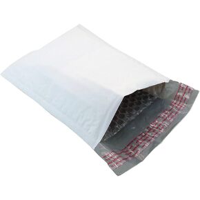 25 ct #0 Poly Bubble Mailers 6.5 x 9 Inch Bubble Lined Poly Mailer. Tear-proof, Water-resistant and Postage-saving Lightweight Shipping Envelopes/Bags.