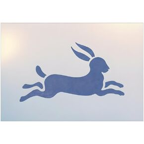 Running Rabbit Stencil - Forest Mountain Woodland Wildlife African Wild Animal DIY Template Reusable Laser Cut Mylar Template for Painting Home Decor DIY Crafts - The Artful Stencil