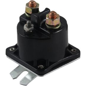RAREELECTRICAL New 12V Solenoid Relay Compatible With Prestolite Motors Curved Base By Part Numbers 262939 SAZ4201BJ2 75089822 75089831 263061 15-282 15-408 15-522 SAZ4201BJ 15282 15408 15522 260270