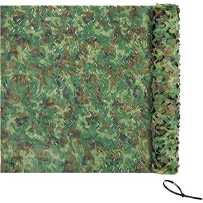 MidFerry Camo Netting Camouflage Net - Bulk Roll Military Theme Party Decorations Camping Netting Camo net Sunshade Camo Mesh Tarp for Hunting Blind