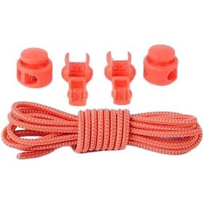2 Pairs No Tie Elastic Lock Shoe Laces Rope Running Jogging Sneakers Trainer Shoelaces