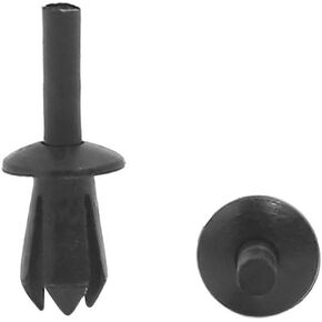 uxcell 10 Pcs 5mm Hole Car Retainer Clips Plastic Drive Rivets Flaps Bumper Fender Push Clips for BMW