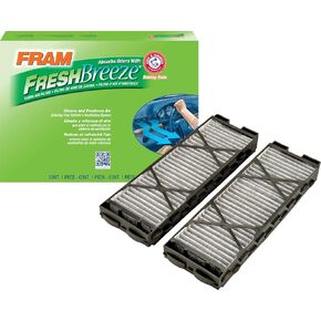 FRAM Fresh Breeze Cabin Air Filter with Arm & Hammer Baking Soda, CF10554 for Select Nissan Vehicles , white
