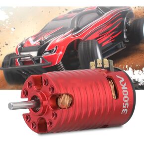 VBESTLIFE RC Model Car Brushless Motor, 3500KV 2Poles Brushless Motor for 1/24 1/28 RC Model Car