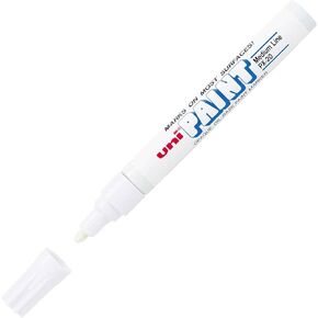 uni-Paint Marker, Medium Point, White, 1Each
