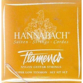 Hannabach Classical Flamenco Guitar Super Low Tension Polished Gold/Silver, 827-SLT